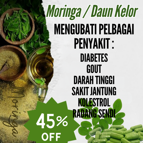 Moringa Oleifera Kapsul 100% Natural