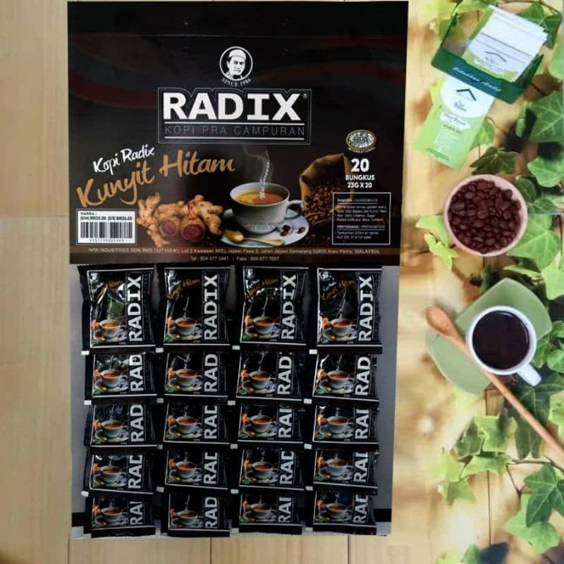 Kopi Radix Kunyit Hitam - Papan