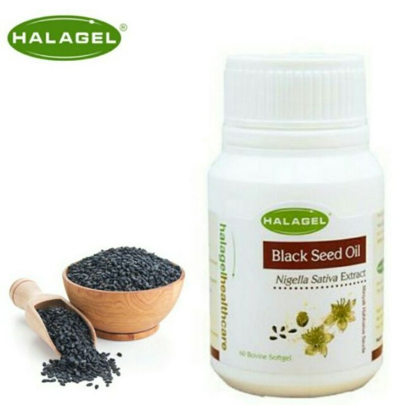 Halagel Black Seed Oil In Gelatine Softgel 60'S