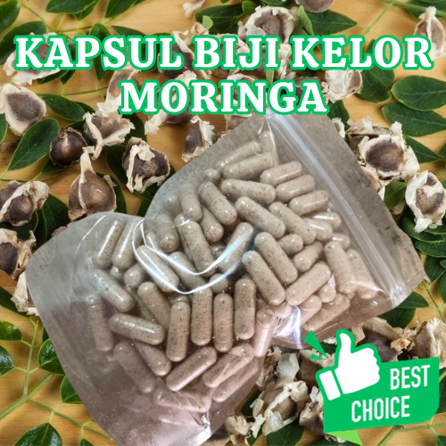 Kapsul Biji Kelor Moringa 100 Biji