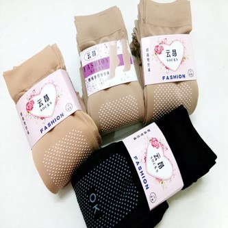 Stokin Kulit Stokin Wanita Muslimah Anti Slip & Stokin Kesihatan